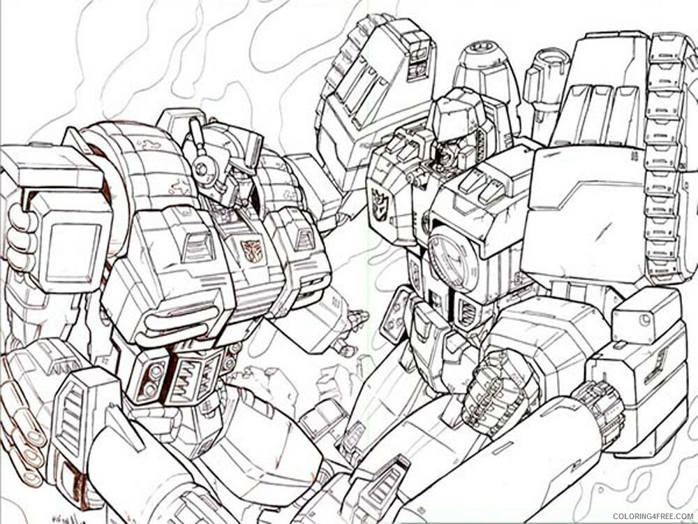 Optimus Prime Coloring Pages TV Film transformers for boys Printable 2020 05808 Coloring4free