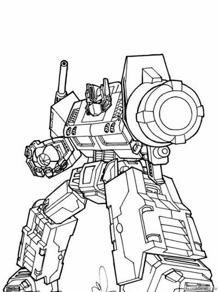 Optimus Prime Coloring Pages TV Film transformers for boys Printable 2020 05809 Coloring4free