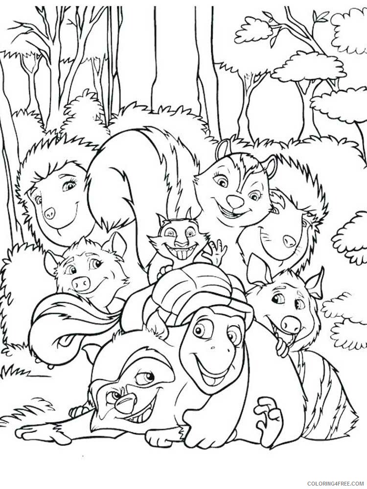 Over the Hedge Coloring Pages TV Film Over the Hedge 7 Printable 2020 05850 Coloring4free