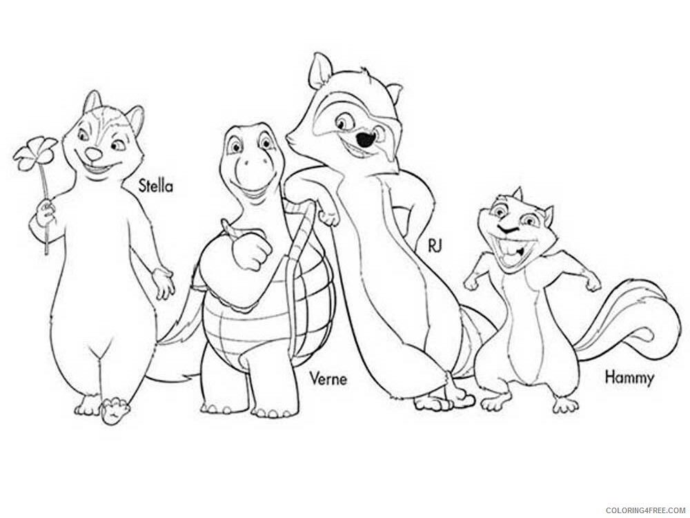 Over the Hedge Coloring Pages TV Film Over the Hedge 8 Printable 2020 05851 Coloring4free