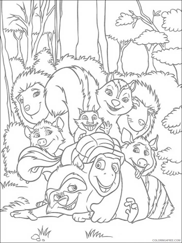 Over the Hedge Coloring Pages TV Film Over the Hedge 9 Printable 2020 05852 Coloring4free