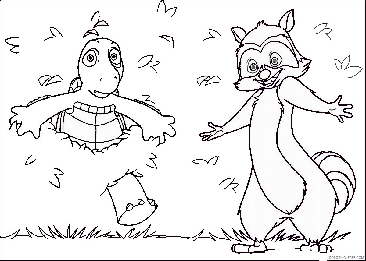 Over the Hedge Coloring Pages TV Film coloring12 Printable 2020 05827 Coloring4free