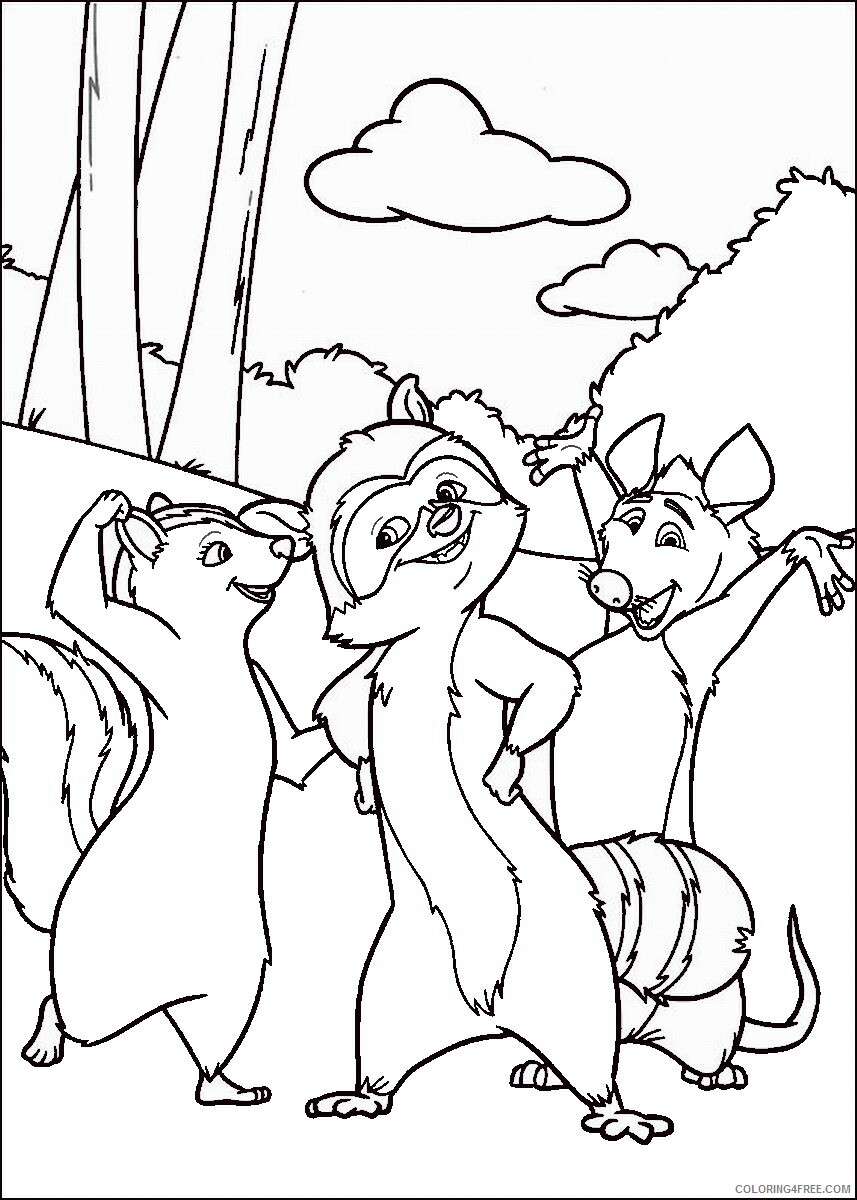 Over the Hedge Coloring Pages TV Film coloring15 Printable 2020 05830 Coloring4free