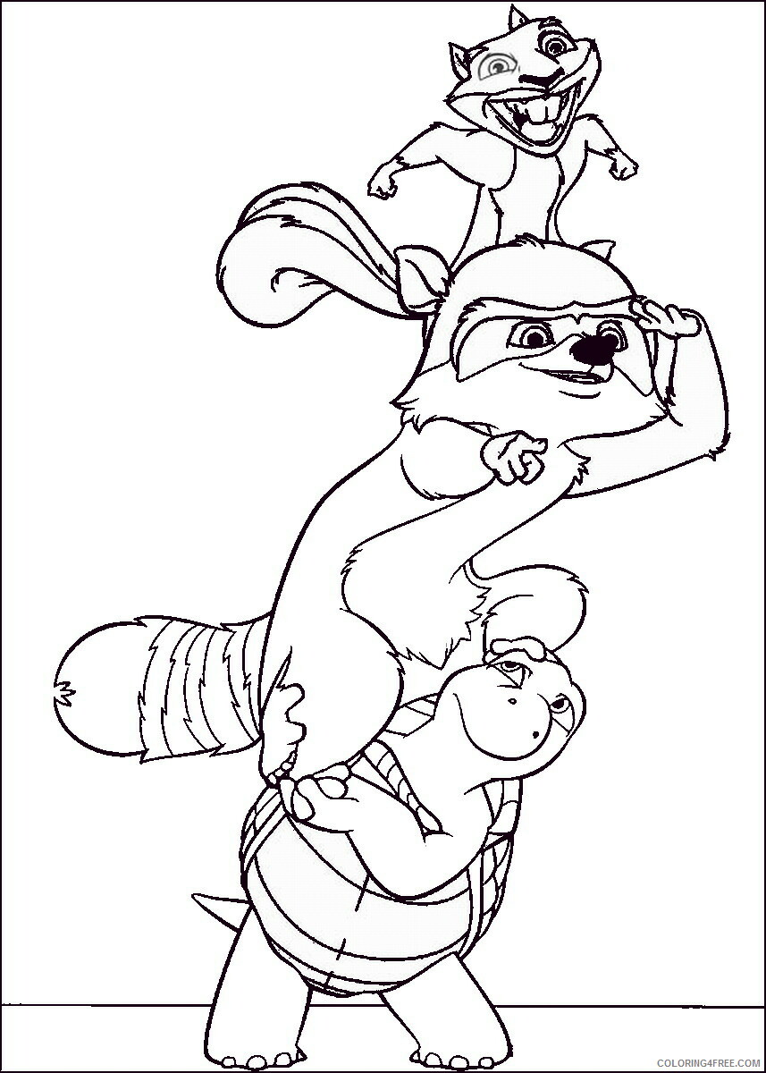 Over the Hedge Coloring Pages TV Film coloring18 Printable 2020 05833 Coloring4free