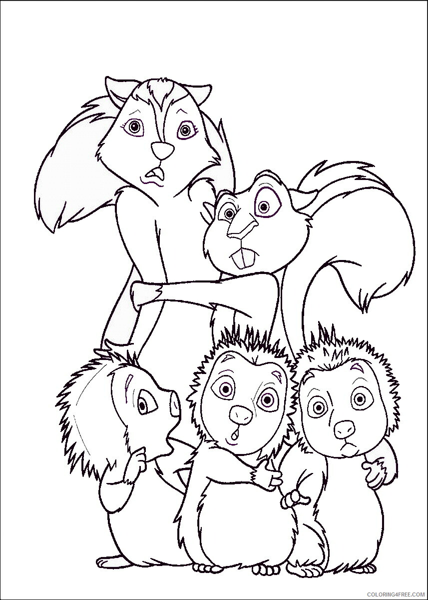 Over the Hedge Coloring Pages TV Film coloring2 Printable 2020 05835 Coloring4free