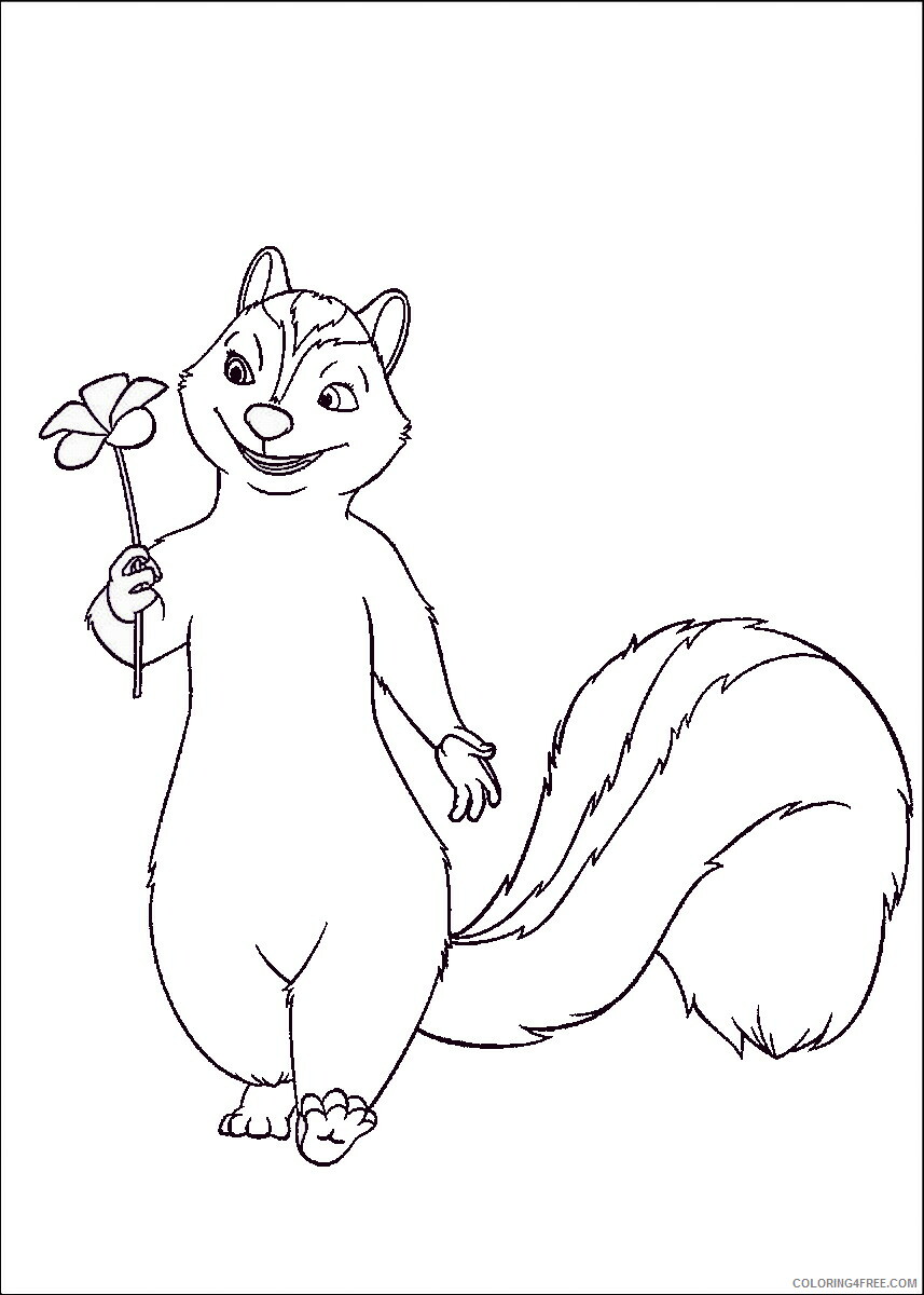 Over the Hedge Coloring Pages TV Film coloring7 Printable 2020 05838 Coloring4free