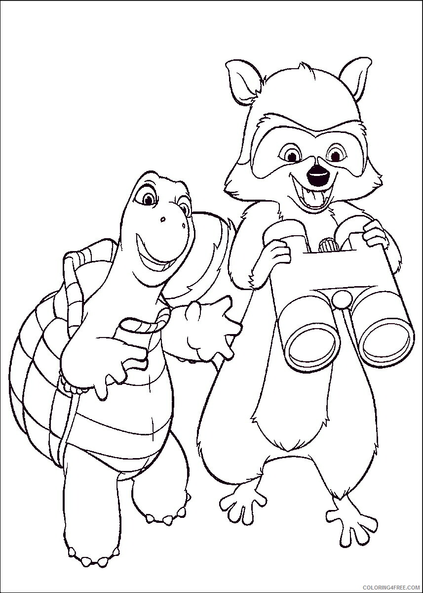 Over the Hedge Coloring Pages TV Film coloring9 Printable 2020 05839 Coloring4free