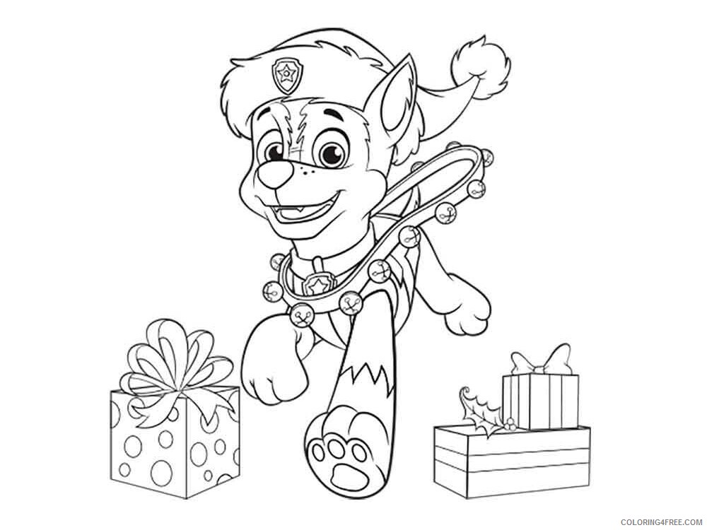 Paw Patrol Coloring Pages TV Film Chase Paw Patrol 6 Printable 2020 05896 Coloring4free