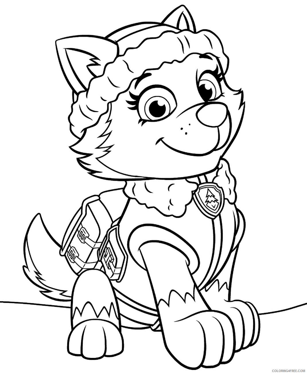 Paw Patrol Coloring Pages TV Film Printable 2020 05883 Coloring4free
