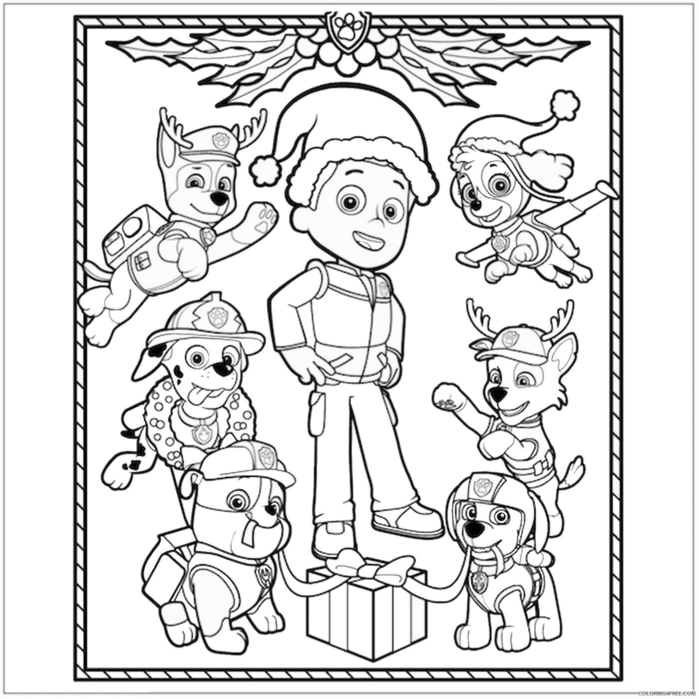Paw Patrol Coloring Pages TV Film Printable 2020 05922 Coloring4free