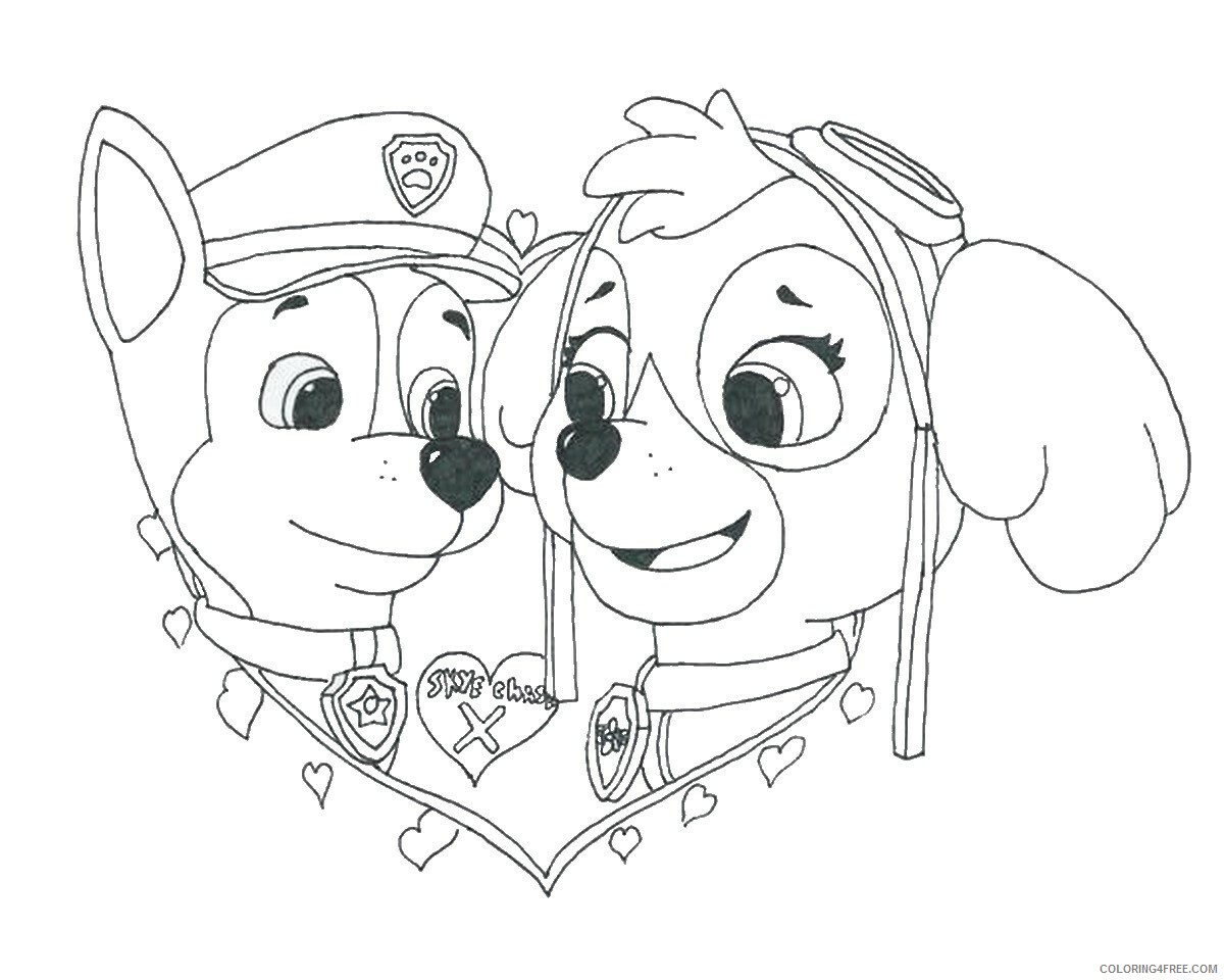 Paw Patrol Coloring Pages TV Film Printable 2020 05923 Coloring4free