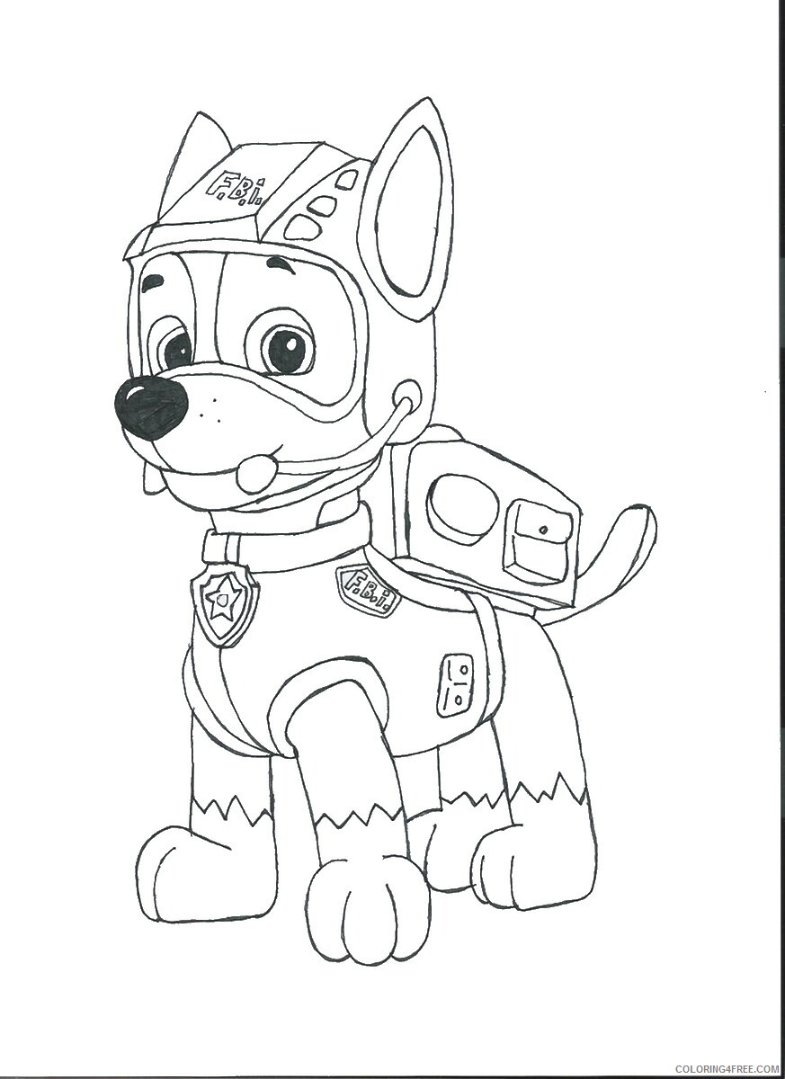 Paw Patrol Coloring Pages TV Film Printable 2020 05924 Coloring4free