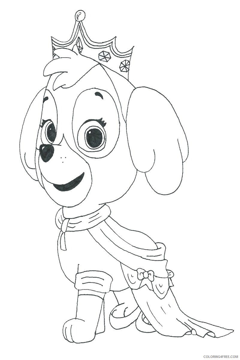 Paw Patrol Coloring Pages TV Film Printable 2020 05927 Coloring4free