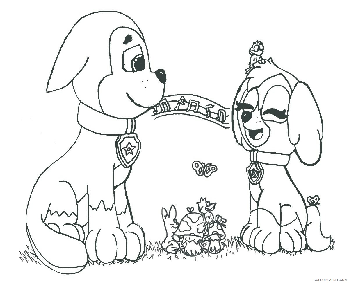 Paw Patrol Coloring Pages TV Film Printable 2020 05928 Coloring4free