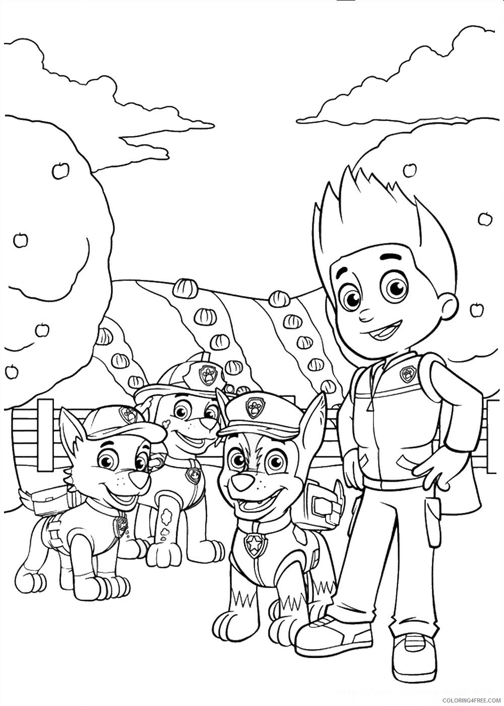 Paw Patrol Coloring Pages TV Film Printable 2020 05932 Coloring4free