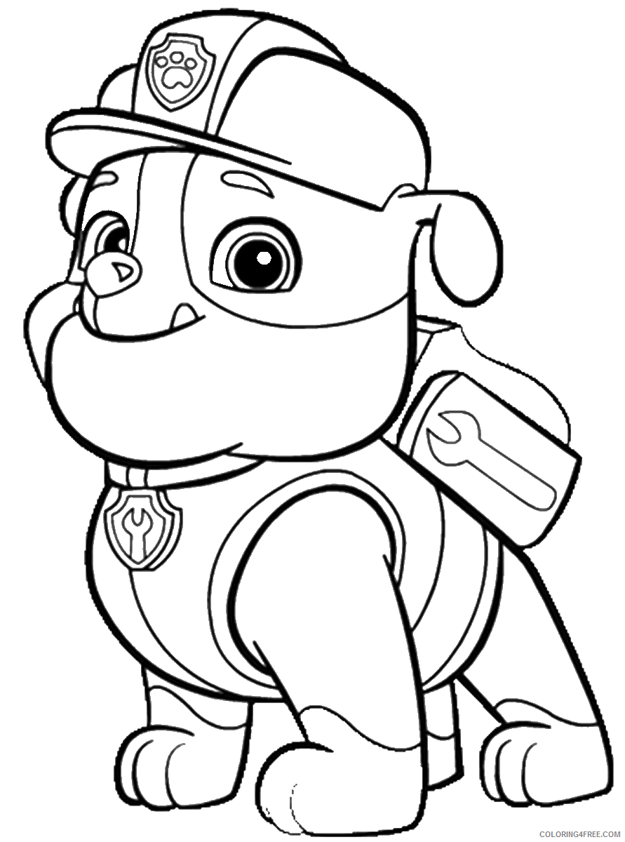 Paw Patrol Coloring Pages TV Film Printable 2020 05934 Coloring4free
