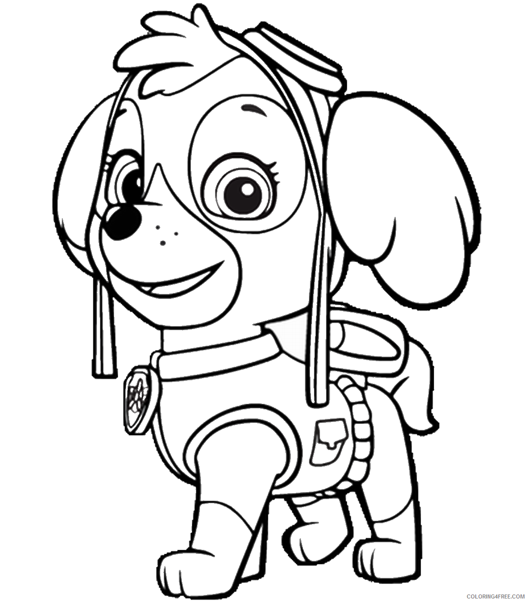 Paw Patrol Coloring Pages TV Film Printable 2020 05935 Coloring4free