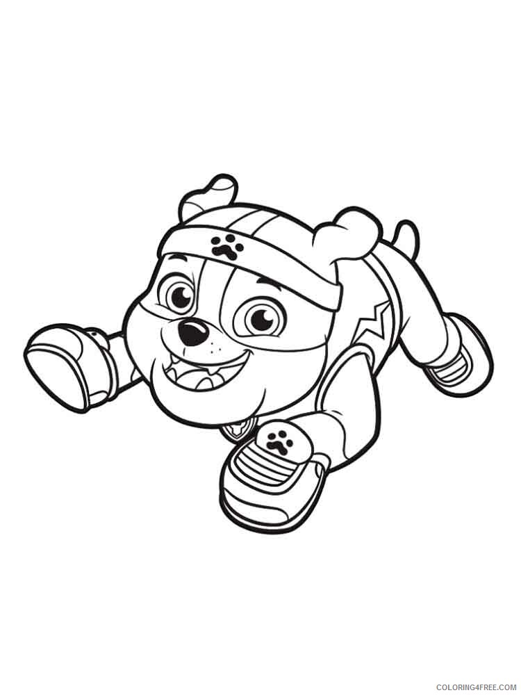 Paw Patrol Coloring Pages TV Film Rubble paw patrol 9 Printable 2020 05982 Coloring4free