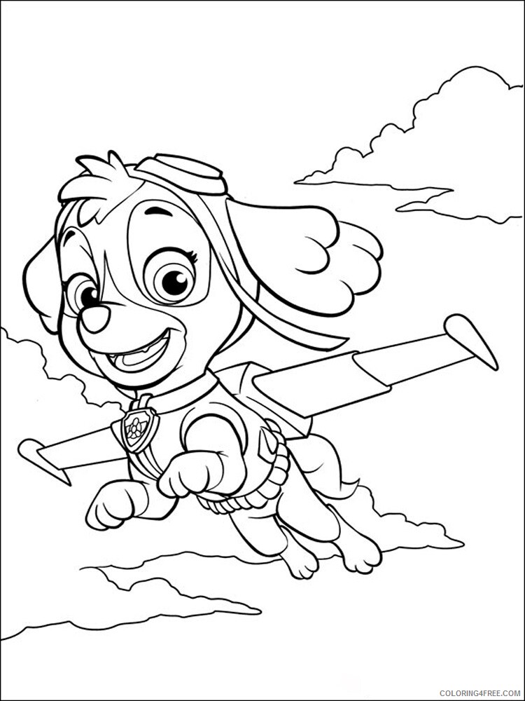 Paw Patrol Coloring Pages TV Film paw patrol 10 Printable 2020 05943 Coloring4free