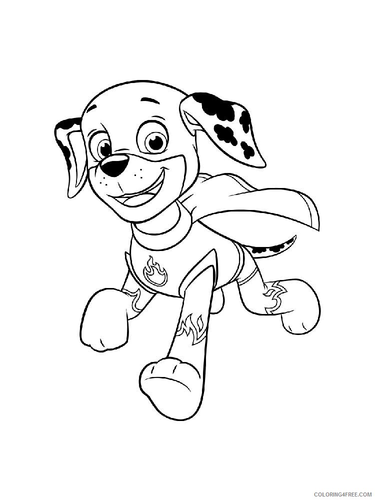 Paw Patrol Mighty Pups Coloring Pages TV Film Mighty pups 1 Printable 2020 06021 Coloring4free