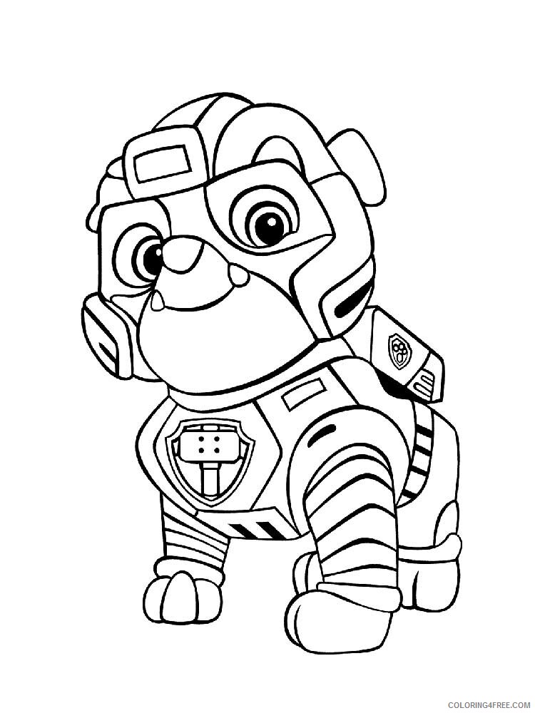 Paw Patrol Mighty Pups Coloring Pages Tv Film Mighty Pups 15 Printable 2020 06027 Coloring4free Coloring4free Com
