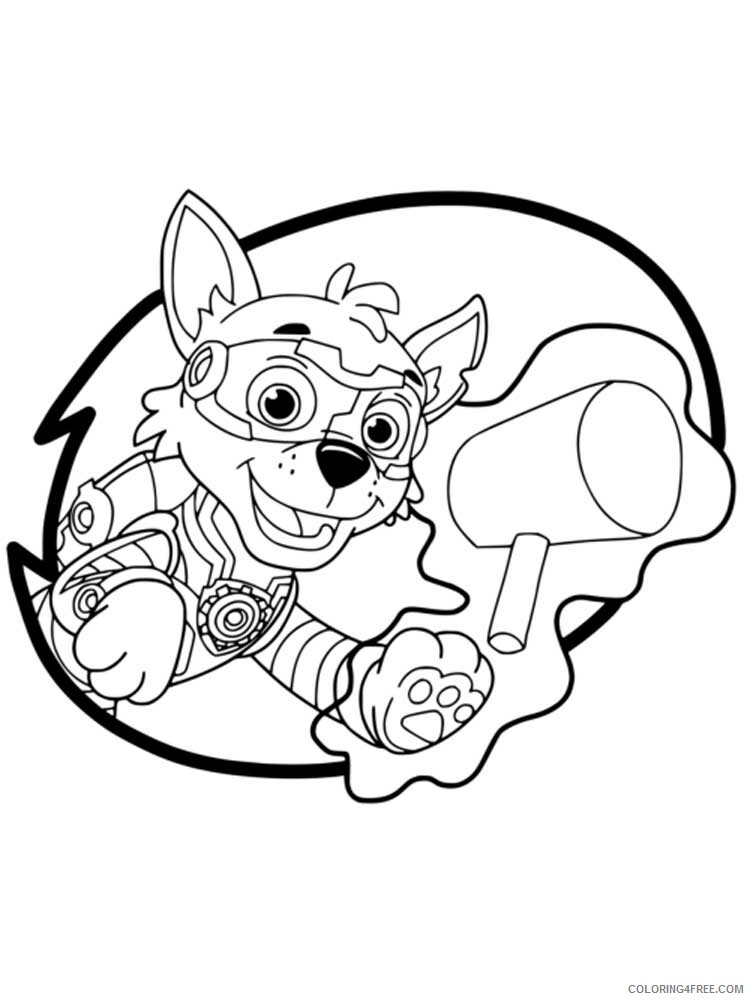 Paw Patrol Mighty Pups Coloring Pages TV Film Mighty pups 17 Printable 2020 06029 Coloring4free