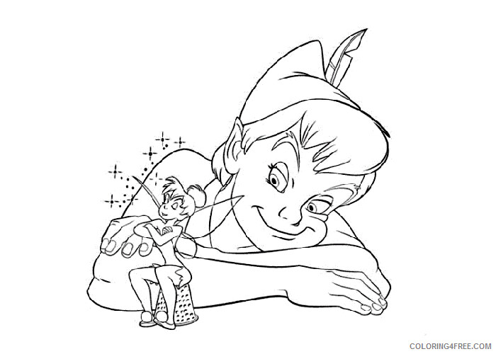 Peter Pan Coloring Pages TV Film Peter Pan and Tinkerbell Printable 2020 06069 Coloring4free