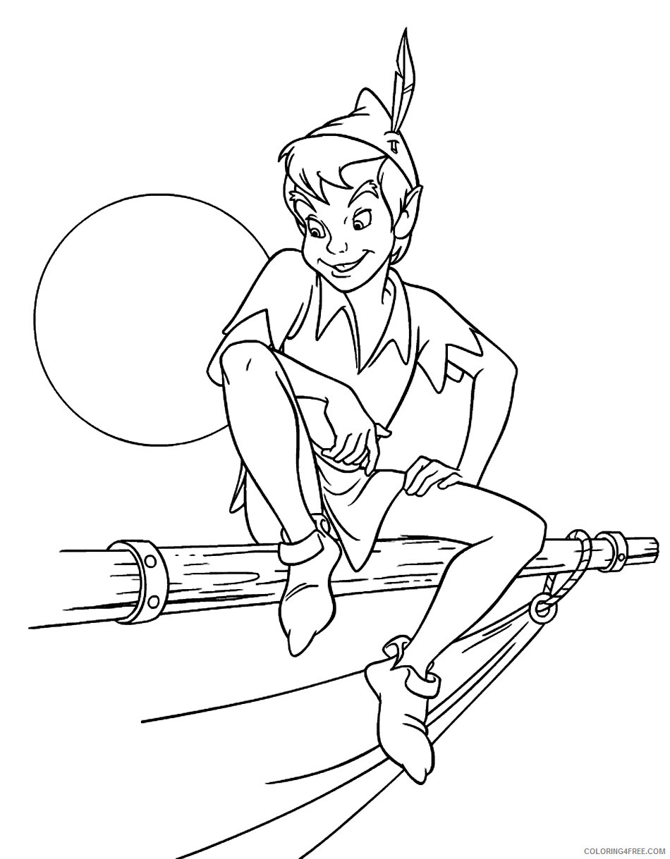 Peter Pan Coloring Pages TV Film Printable 2020 06053 Coloring4free