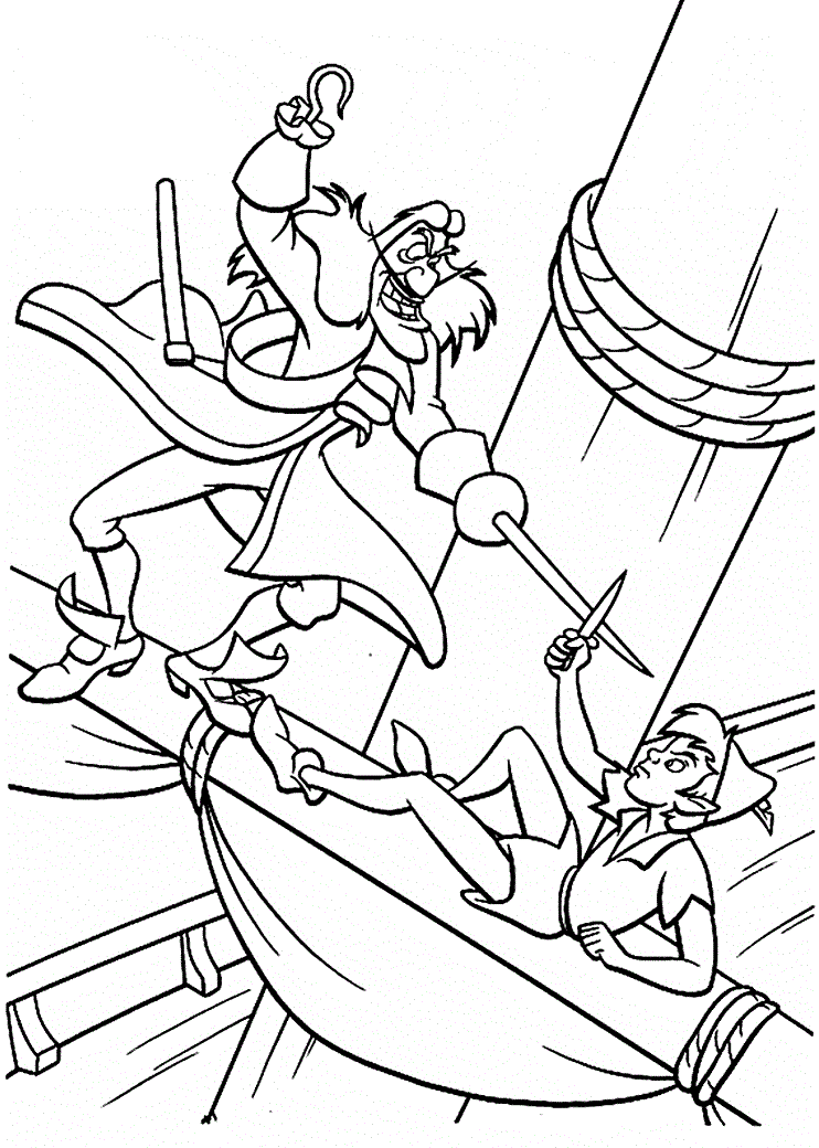 Peter Pan Coloring Pages TV Film Printable 2020 06055 Coloring4free