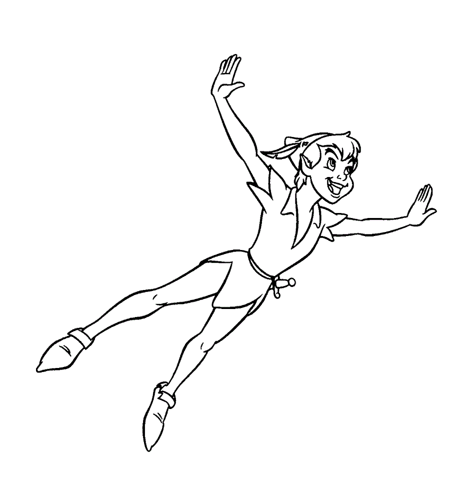 Peter Pan Coloring Pages TV Film drawing 5 Printable 2020 06054 Coloring4free