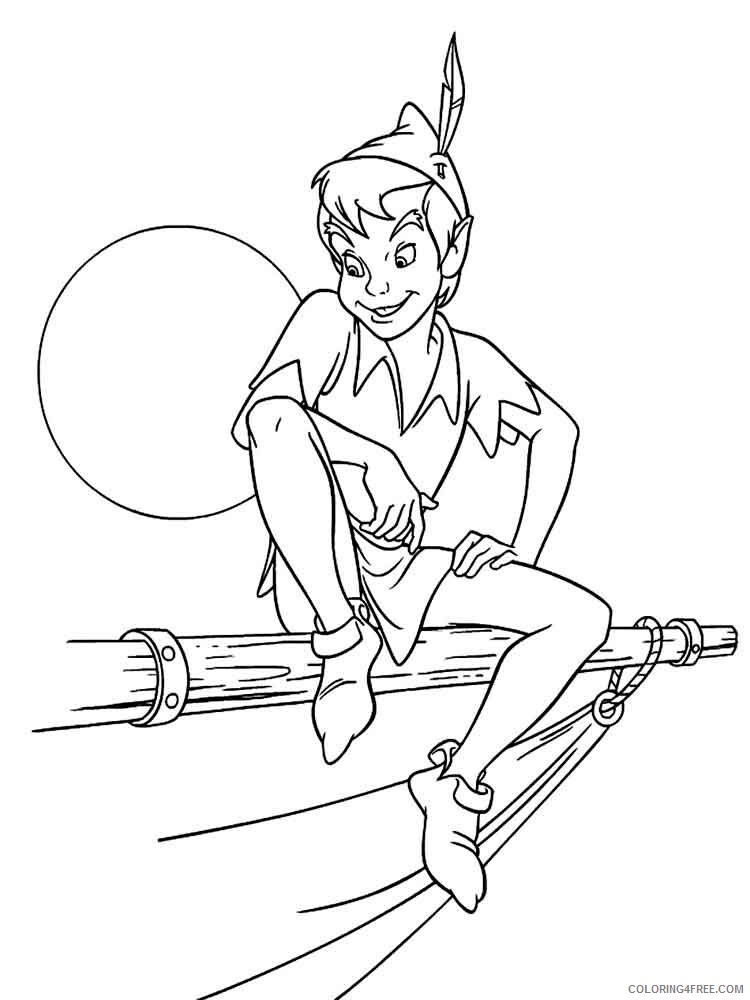 Peter Pan Coloring Pages TV Film peterpan 6 Printable 2020 06118 Coloring4free