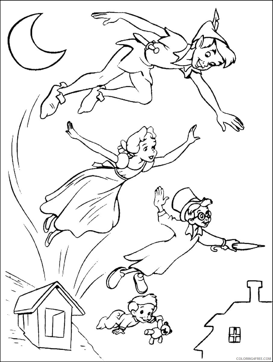 Peter Pan Coloring Pages TV Film peterpan_30 Printable 2020 06064 Coloring4free