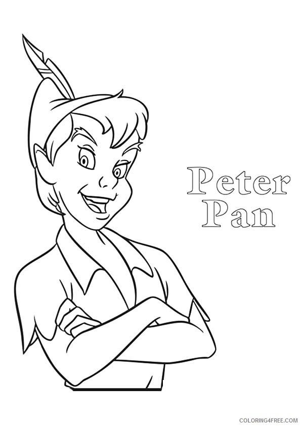 Peter Pan Coloring Pages TV Film the peter pan close up Printable 2020 06051 Coloring4free