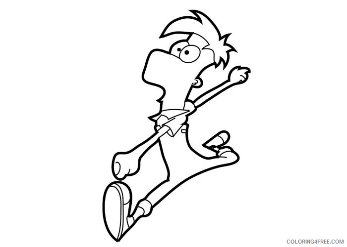Phineas and Ferb Coloring Pages TV Film Ferb Printable 2020 06152 Coloring4free