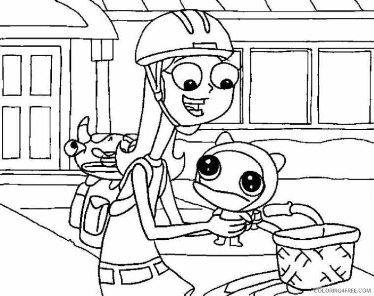 Phineas and Ferb Coloring Pages TV Film Free Printable 2020 06215 Coloring4free