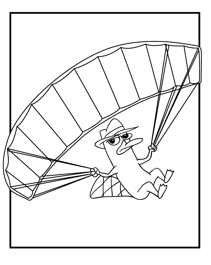 Phineas and Ferb Coloring Pages TV Film Perry Printable 2020 06222 Coloring4free