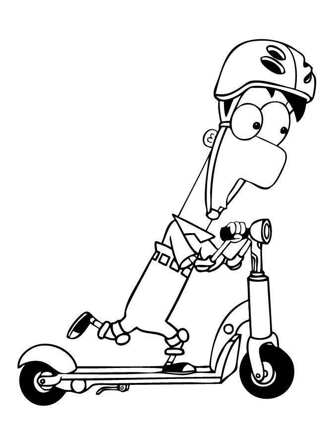 Phineas and Ferb Coloring Pages TV Film Pictures to Print Printable 2020 06219 Coloring4free