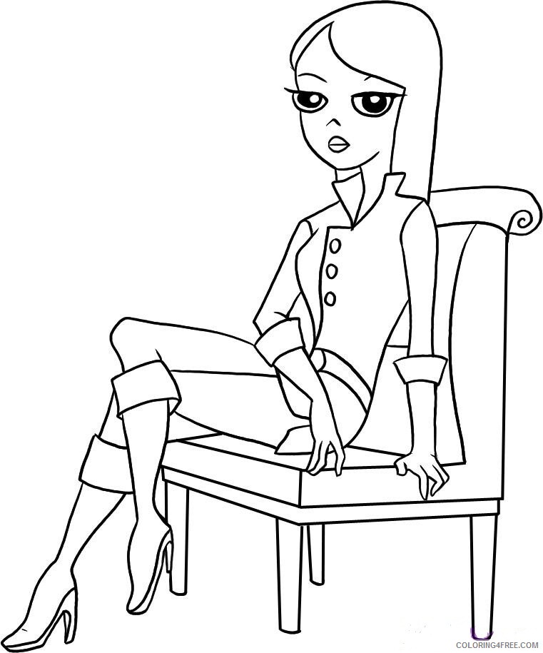 Phineas and Ferb Coloring Pages TV Film Printable 2020 06181 Coloring4free