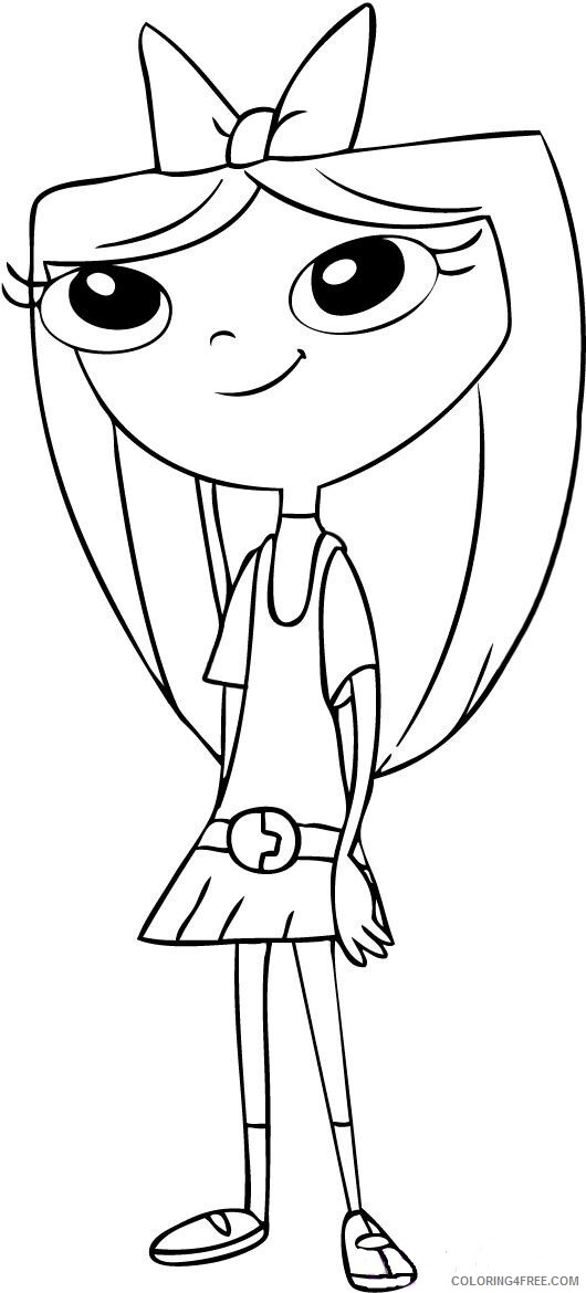 Phineas and Ferb Coloring Pages TV Film Printable 2020 06184 Coloring4free