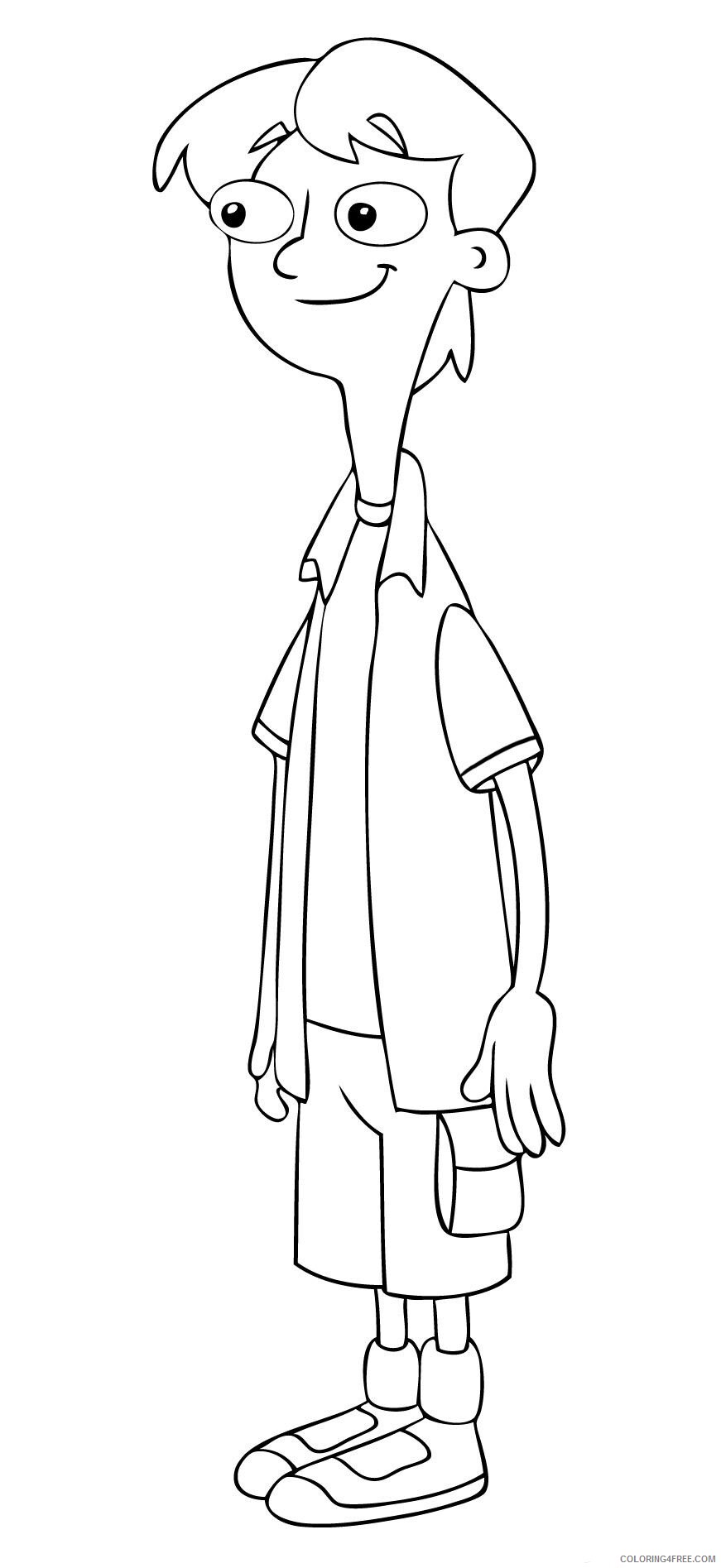 Phineas and Ferb Coloring Pages TV Film Printable 2020 06185 Coloring4free