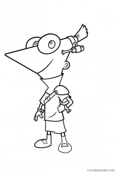 Phineas and Ferb Coloring Pages TV Film Printable 2020 06212 Coloring4free