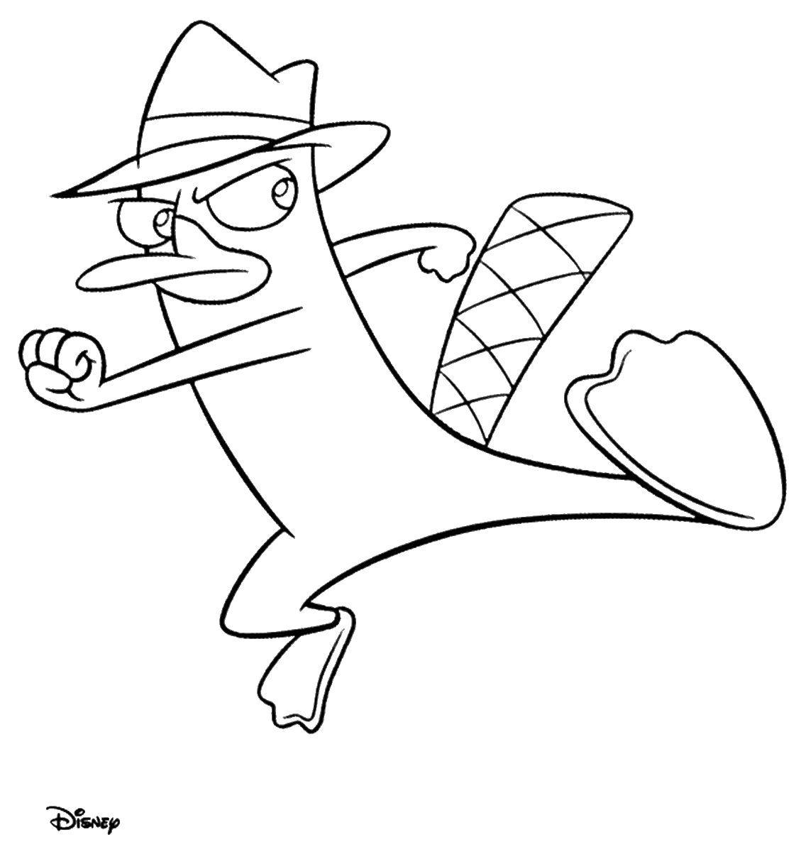 Phineas and Ferb Coloring Pages TV Film phineas_ferb_cl_07 Printable 2020 06163 Coloring4free