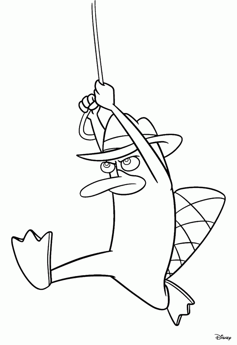 Phineas and Ferb Coloring Pages TV Film phineas_ferb_cl_11 Printable 2020 06167 Coloring4free
