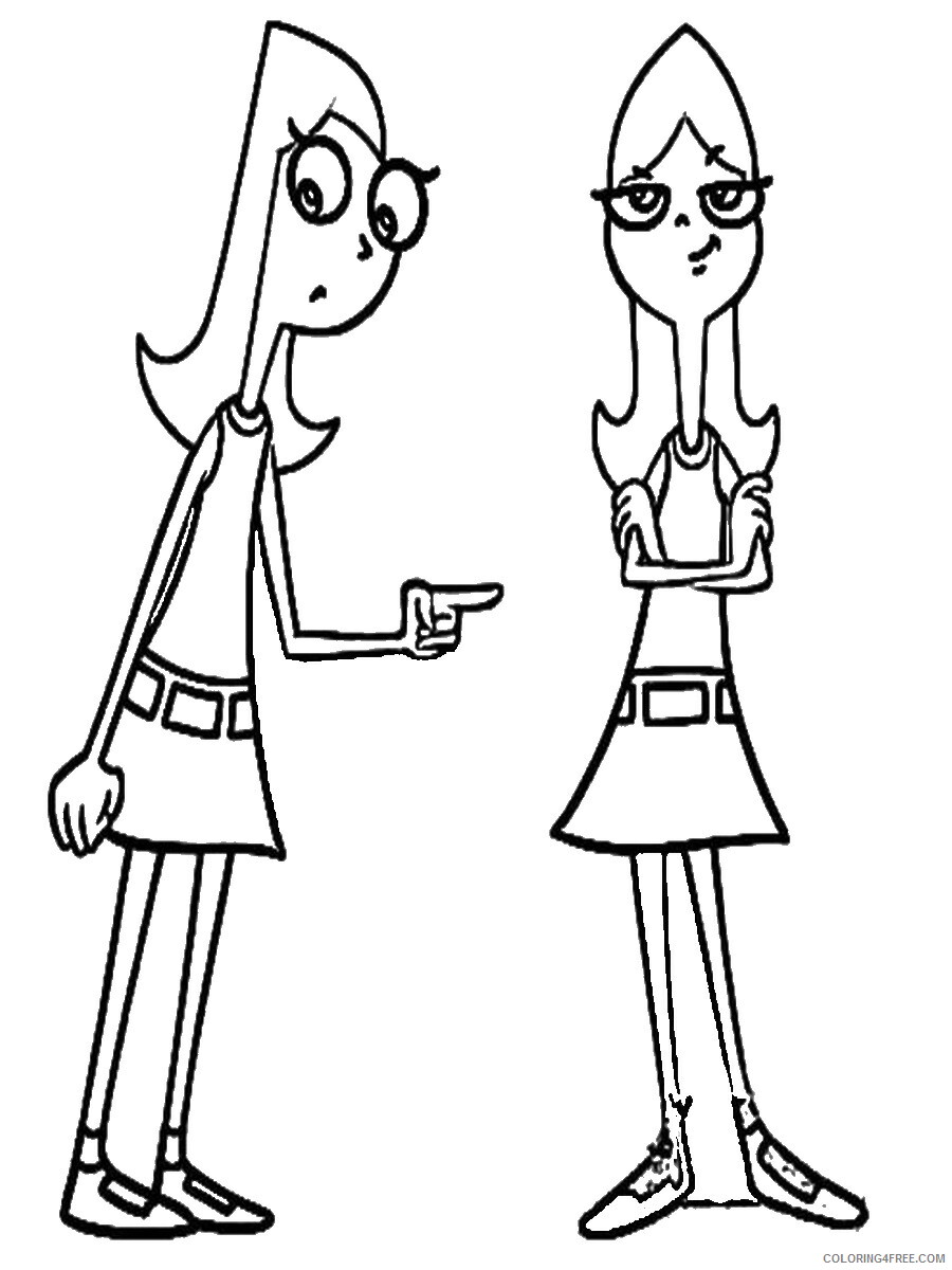 Phineas and Ferb Coloring Pages TV Film phineas_ferb_cl_17 Printable 2020 06172 Coloring4free