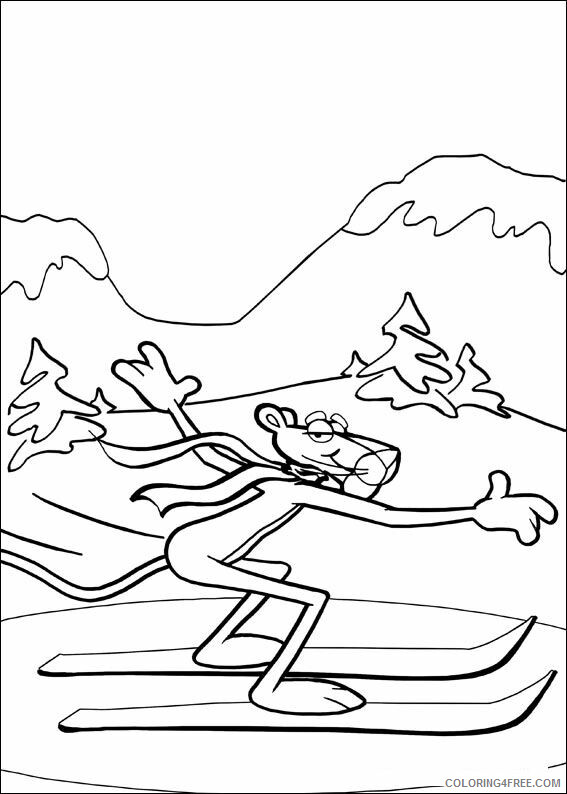 Pink Panther Coloring Pages TV Film pink panther HpP2N Printable 2020 06278 Coloring4free
