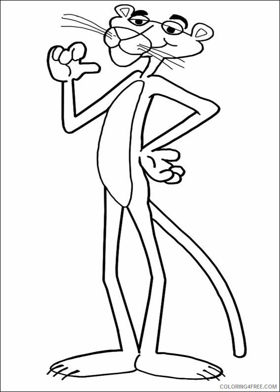 Pink Panther Coloring Pages TV Film pink panther Jvro9 Printable 2020 06280 Coloring4free