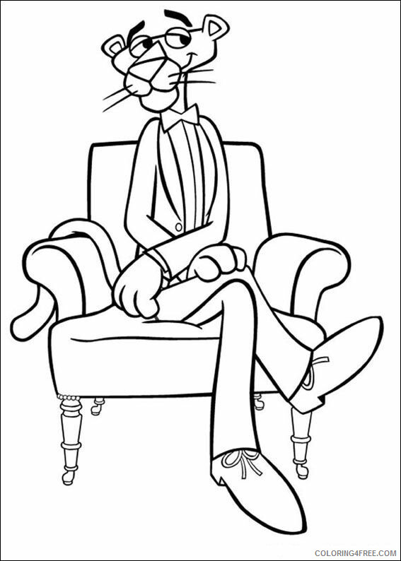 Pink Panther Coloring Pages TV Film pink panther ZtpHF Printable 2020 06288 Coloring4free