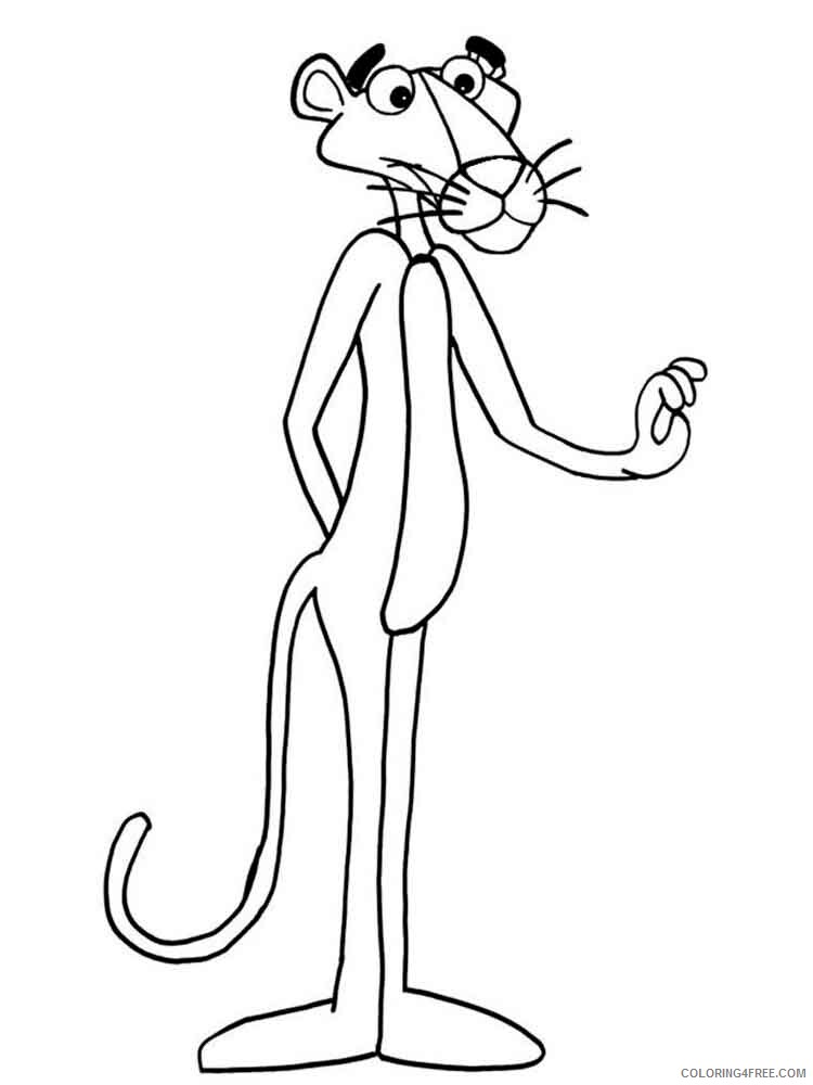 Pink Panther Coloring Pages TV Film pink panther cartoon 11 Printable 2020 06289 Coloring4free