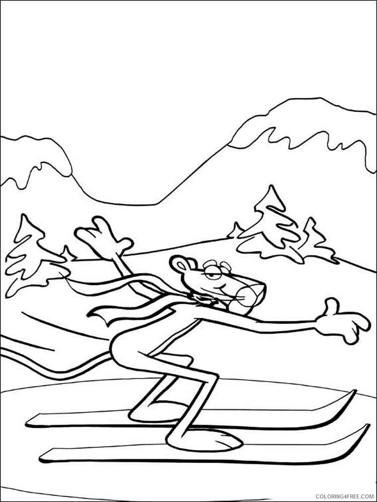 Pink Panther Coloring Pages TV Film pink panther cartoon 14 Printable 2020 06292 Coloring4free