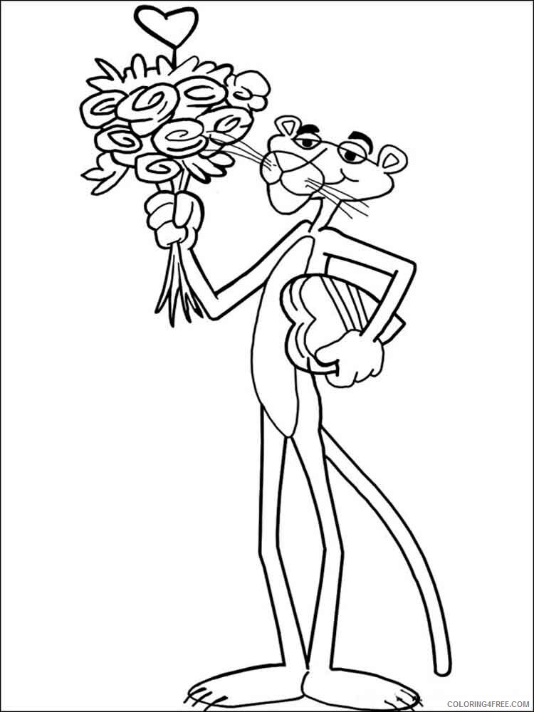 Pink Panther Coloring Pages TV Film pink panther cartoon 15 Printable 2020 06293 Coloring4free